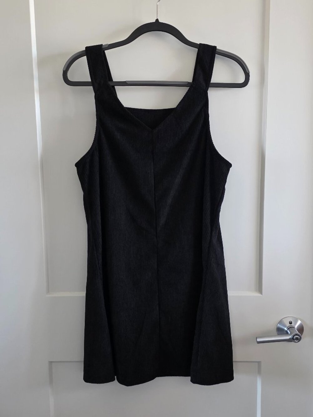 NWOT Milumia V Neck Corduroy Pinafore Dress